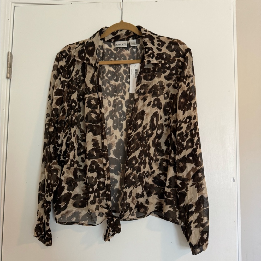 Chico’s 100% Silk Blouse NWT